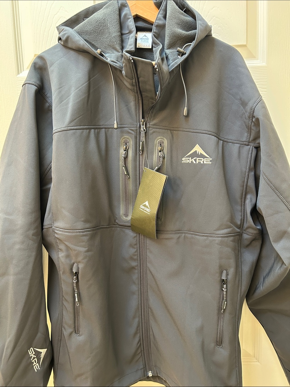 NWT SKRE Gear Hardscrabble Men's Hooded Performance Softshell Jacket Size XL